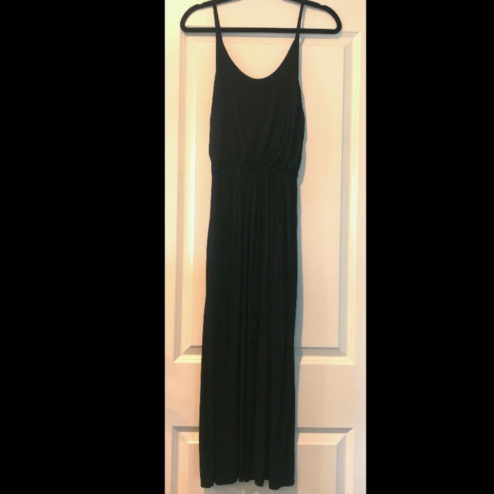 black maxi dress - medium